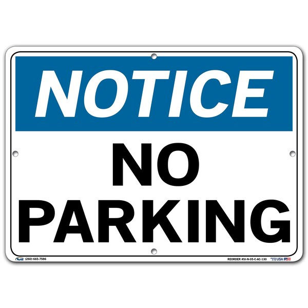 Aluminum Composite Sign, 14-1/2" W, 10-1/2" H, English, Aluminum Composite, White